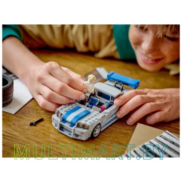Конструктор LEGO Speed Champions 76917 Двойной Форсаж Nissan Skyline GT-R (R34) картинка 9
